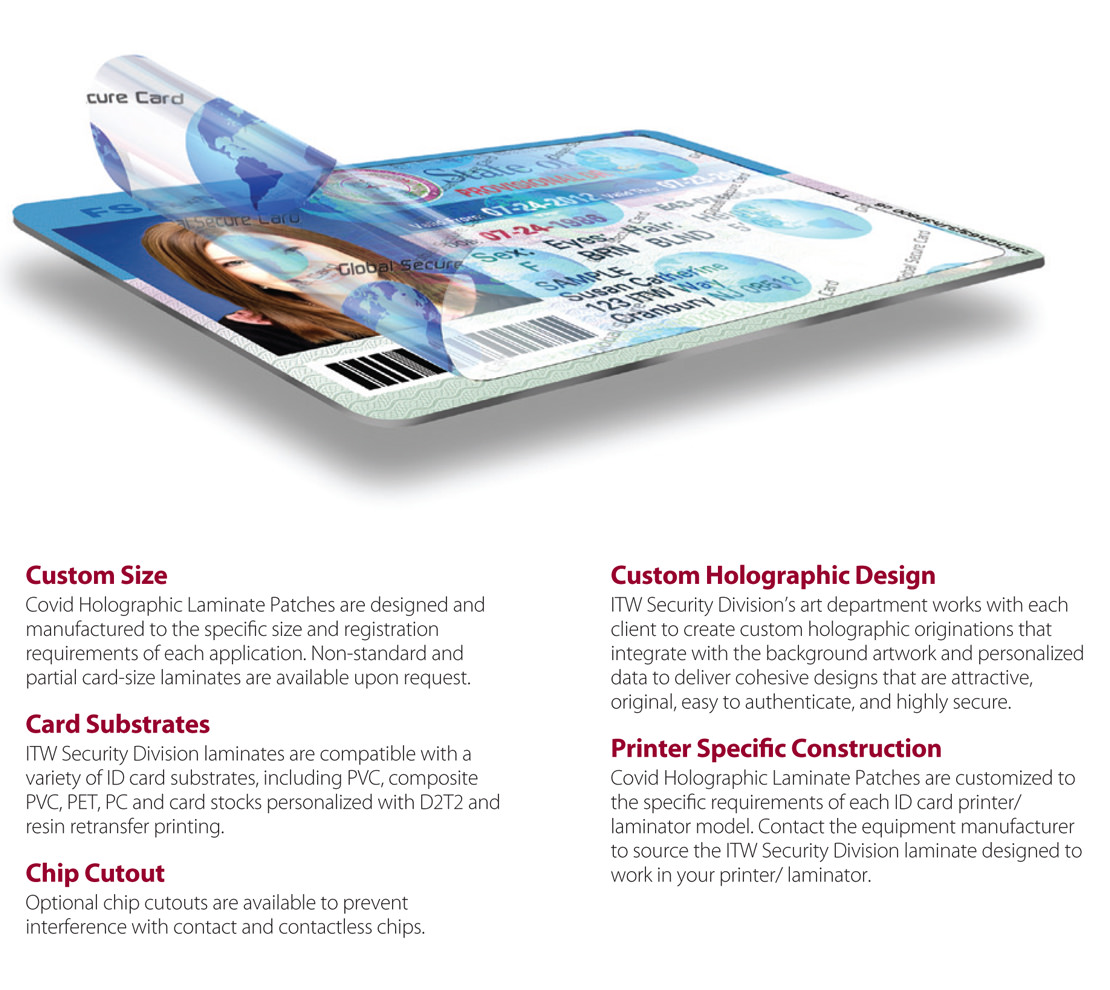 ITW Specialty Films > Solutions > Secure ID Solutions > ID Card > Laminates  > Holographic