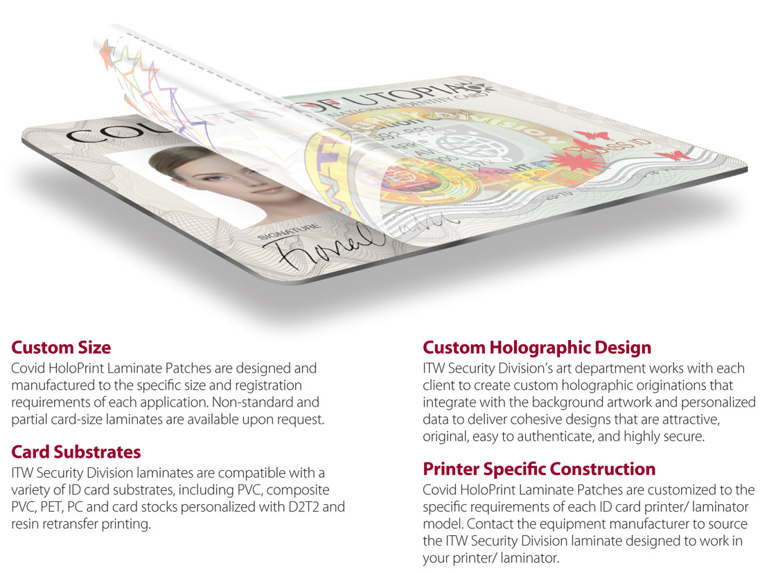 ITW Specialty Films > Solutions > Secure ID Solutions > ID Card > Laminates  > Holographic